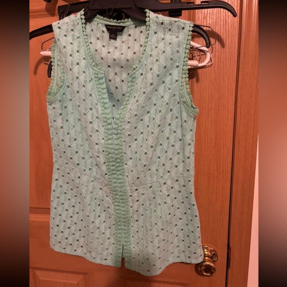 Banana Republic eyelet top